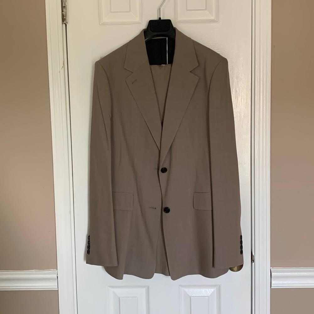 Filippa K Grey Beige Suit Blazer Pants